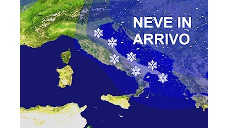 Meteo: neve in arrivo per 4 giorni consecutivi. Elenco delle città che si imbiancheranno