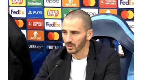 Bonucci: Napoli, Juve e Inter per lo Scudetto. Bremer? Teneva in piedi la difesa da solo