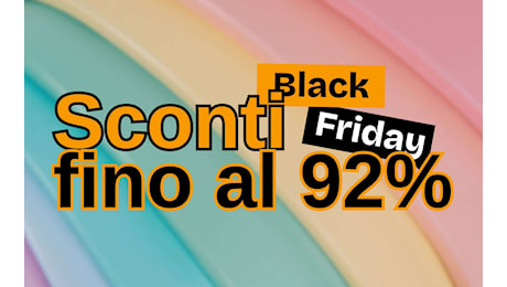 Sconti dal 70% al 92% al Black Friday Amazon: promo ASSURDE (da 5,89€)