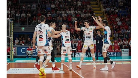Volley maschile, Trento-Lube: l'Itas vince gara-4 in finale scudetto. È campione d'Italia