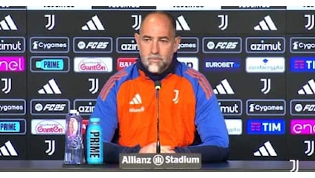 Lazio Juve, Tudor: 'Vlahovic c'è, Gatti parte dalla panchina'. Video