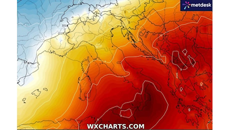 Meteo prossima settimana: prima Maltempo, poi l’Anticiclone africano pronto a tornare