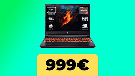 ACER NITRO V 16, il notebook da gaming è in forte sconto per la Festa delle Offerte Prime 2024