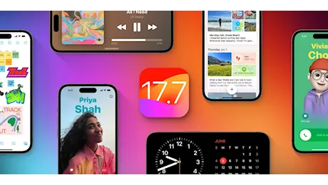 Apple rilascia iOS 17.7.1, macOS Sonoma 14.7.1 e macOS Ventura 13.7.1