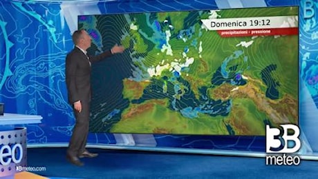 Previsioni meteo video di domenica 22 dicembre sull'Italia