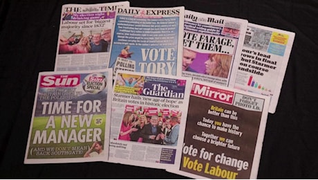 Elezioni nel Regno Unito: i quotidiani si schierano e danno indicazioni di voto