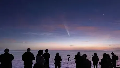 La cometa C/2023 dà ancora spettacolo DIRETTA ALLE 19.15