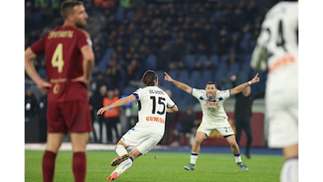 Roma-Atalanta 0-2, Gasperini insegue il Napoli e Ranieri in zona retrocessione