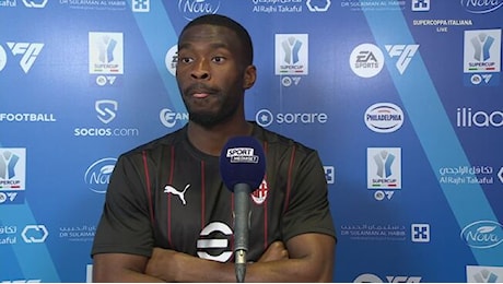 Tomori: Saremo forti nei duelli - Supercoppa Italiana 2025 Video