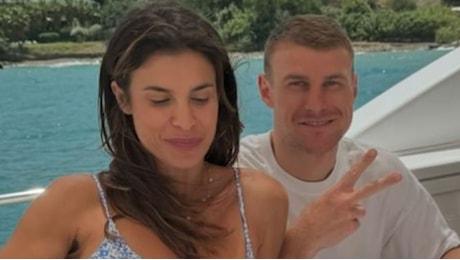 Elisabetta Canalis, le foto in barca con il fidanzato Georgian Cimpeanu