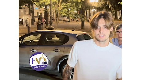 FOTO E VIDEO FN - Colpani è arrivato a Firenze, pronto a diventare un nuovo giocatore della Fiorentina