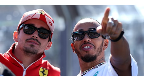 Hamilton, primo giorno da pilota Ferrari: il post social della Rossa è virale