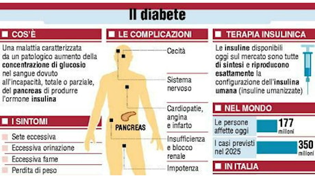 Giornata mondiale del diabete, monumenti e palazzi istituzionali della Capitale illuminati di blu per la campagna di sensibilizzazione