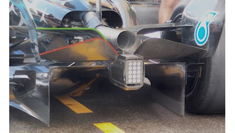 F1 - Mercedes: nuovo diffusore, flap sull’edge wing per aumentare l’estrazione