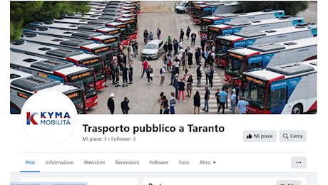 Kyma Mobilità, l’azienda avverte su una pagina fake