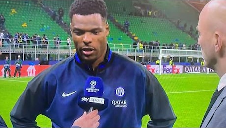 Dumfries a Sky: PSG o Arsenal in finale? Sono entrambe forti, ma noi vogliamo la Champions