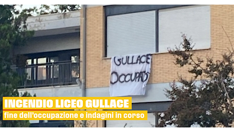 Incendio al Liceo Gullace: fine dell’occupazione e indagini in corso