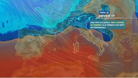 Meteo, nuova perturbazione in vista dal 19 dicembre: la tendenza