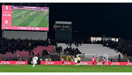 Incredibile durante Monza-Milan, tifosi rossoneri lasciano semivuoto lo stadio dopo soli 11 minuti! Il motivo