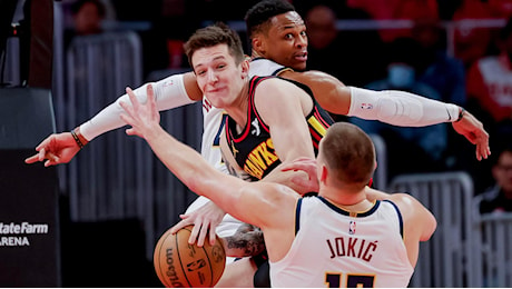 Nba: con un super-Jokic Denver strapazza Atlanta