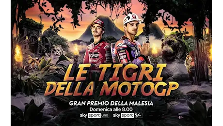 MotoGP 2024, diretta esclusiva Gran Premio Malesia Sky Sport, NOW. Sprint Live su TV8