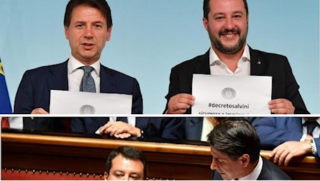 «Smemorato», «Su di me ricostruzioni imbecilli»: Salvini e Conte, duello senza fine. «Ma si sono sempre piaciuti»