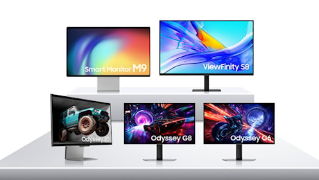 I nuovi monitor Samsung portano al CES 2025 funzionalità AI, elevate prestazioni gaming e maggiore produttività