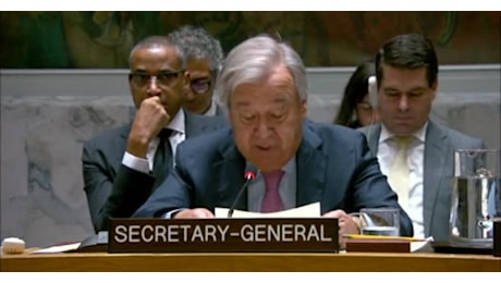 IL VIDEO. Guterres persona non grata in Israele. Il segretario Onu risponde