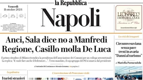 Nuovo furto, l'edizione di Napoli de La Repubblica titola: Posillipo, auto rubata a Politano