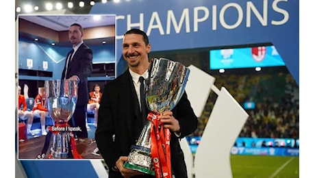 Ibrahimovic, il discorso dopo Inter-Milan di Supercoppa: 'Con questa voglia è difficile batterci'