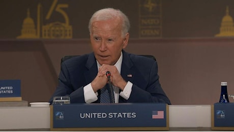 Usa, Summit Nato Washington dominato dall’attesa conferenza Biden