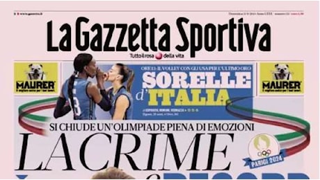 Gazzetta dello Sport: Conte, che brividi!