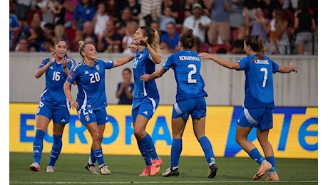 Italia femminile, travolta la Finlandia in Nations League: le azzurre si qualificano per Euro 2025