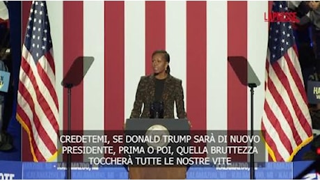 Michelle Obama: «Trump si dimenticherà di voi quando entrerà alla Casa Bianca»