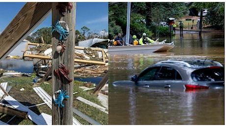 L'uragano Helene devasta la Florida: almeno 35 morti, venti fino a 225 chilometri all'ora. Gente intrappolata nelle case distrutte