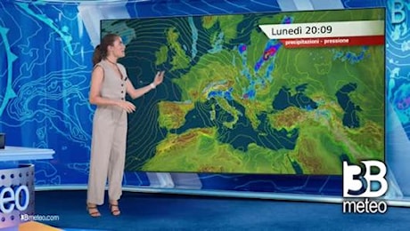 Previsioni meteo video di lunedì 01 luglio sull'Italia