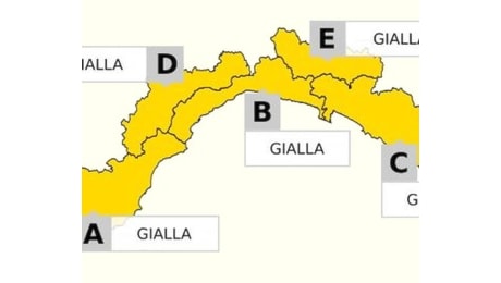 Maltempo Liguria: aggiornamenti su Allerta gialla lunedì 23 settembre