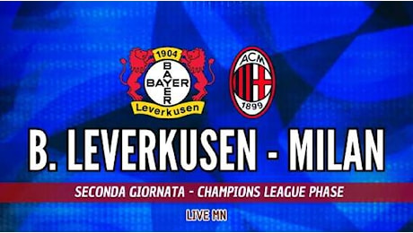 LIVE MN - Bayer Leverkusen-Milan (0-0): Wirtz impegna subito Maignan, ancora una volta strepitoso