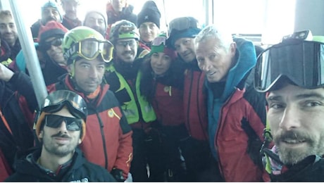 Campo Imperatore, i soccorritori che erano bloccati sono riusciti a scendere a valle