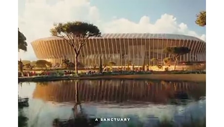 Stadio della Roma: ecco il video presentato al sindaco Gualtieri
