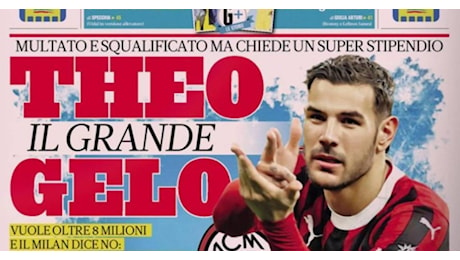 Prime pagine: Theo il grande gelo; Rocchi: 'Troppe teste'