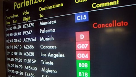 Trasporto aereo, allarme per le centinaia di voli cancellati in Ue