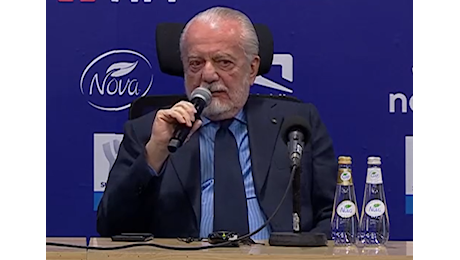 Napoli, De Laurentiis duro: “Var? Serve un nuovo regolamento”