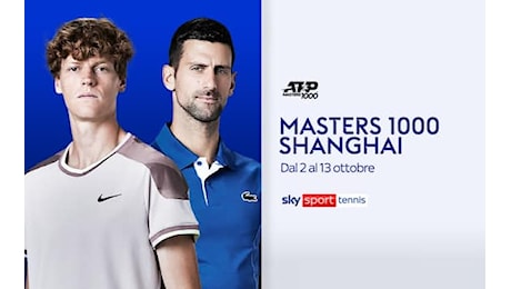 ATP Shanghai, dove vedere il torneo Masters 1000 in tv e streaming