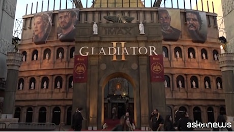 “Il Gladiatore II”, la première a Hollywood trasforma il cinema in Colosseo