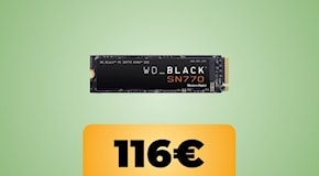 L'SSD WD_BLACK SN770 da 2 TB a 5.150 MB/s è in sconto su Amazon a un prezzo interessante