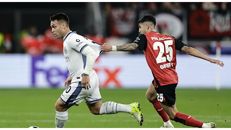 Bayer Leverkusen-Inter 1-0, le pagelle: de Vrij (6,5) poche sbavature, Dimarco (5,5) un po' troppo distratto