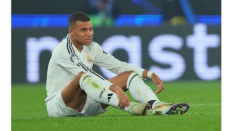 Real Madrid, infortunio Mbappé: lesione alla coscia sinistra