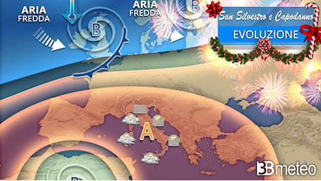 Meteo - L'anticiclone di San Silvestro e Capodanno ci regalerà tempo stabile ma anche nebbie, foschie e nubi basse sul veglione