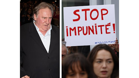 Processo a Depardieu rinviato a marzo: “basta impunità”, proteste fuori dal tribunale